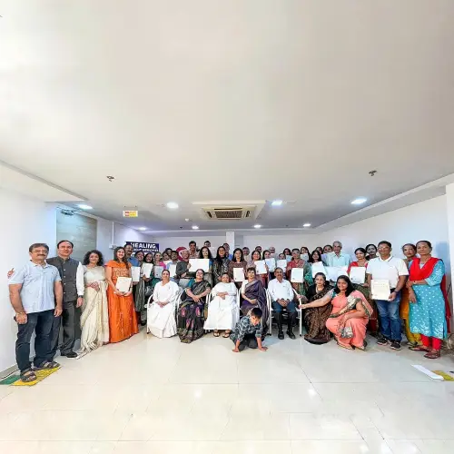 students and masters with certificates